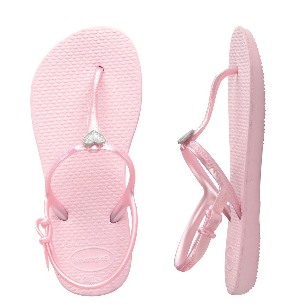 Havaianas Kids Freedom Crystal Rose Thongs